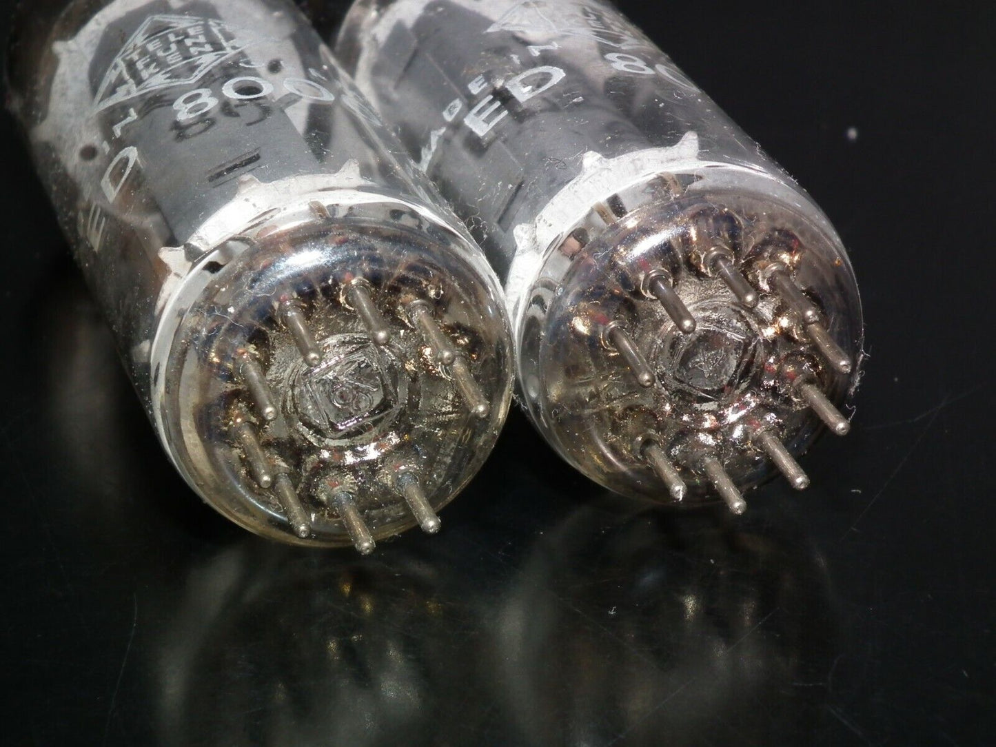 Platinum matched pair ED8000 Telefunken, tested stronger than NOS, perfect print