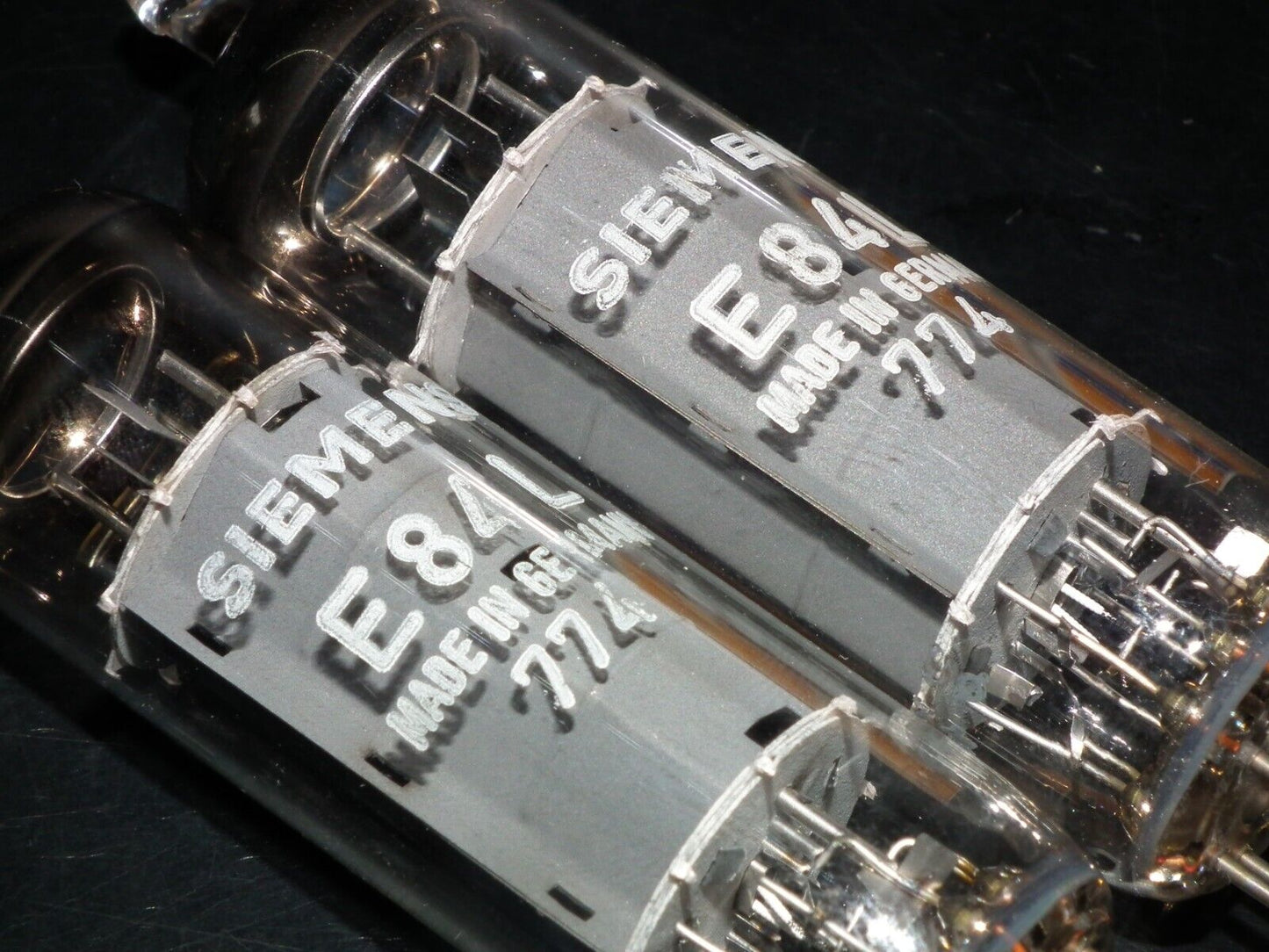 E84L 7320 Siemens Platinum Matched Pair NOS NIB EL84 6BQ5