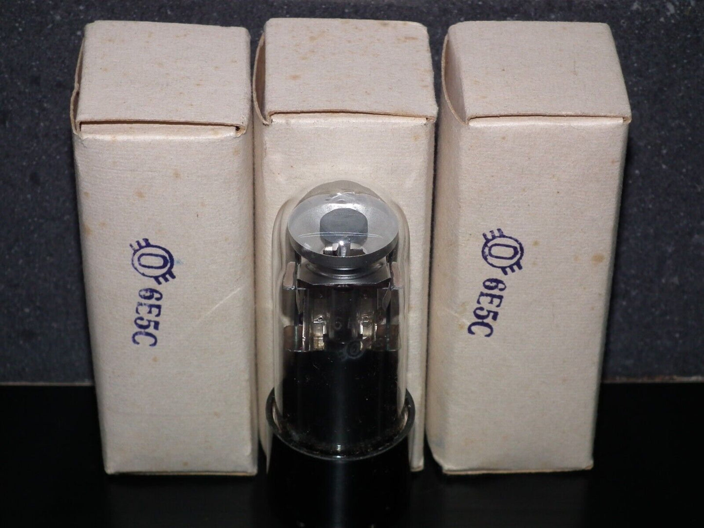 One (1 pcs) 6E5S NOS NIB Tuning Indicator Tube Magic Eye 6E5C / 6E5G / 6G5G