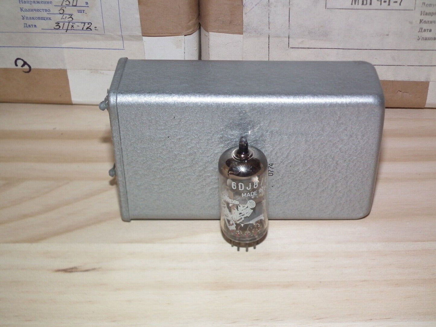 NOS PIO Capacitor 2mfd 750V 2u Paper in Oil MBGCh-1 Soviet made in 70s