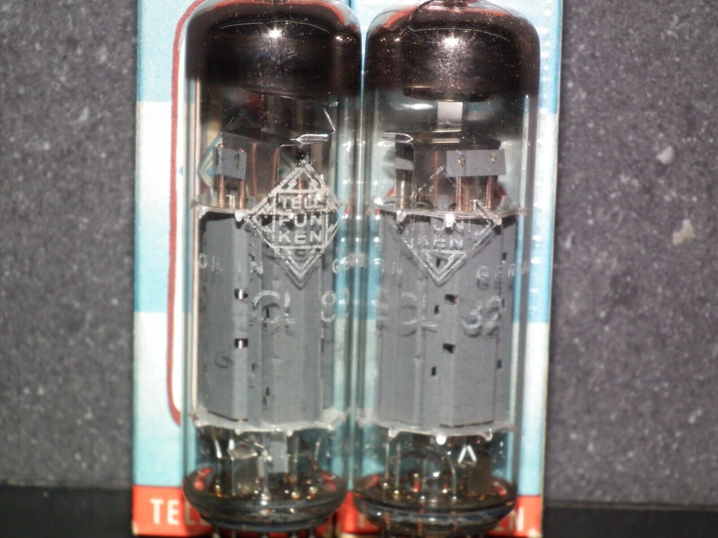 Pair (2 tubes) ECL82 Telefunken 6BM8 NOS NIB The same codes Diamond Bottoms