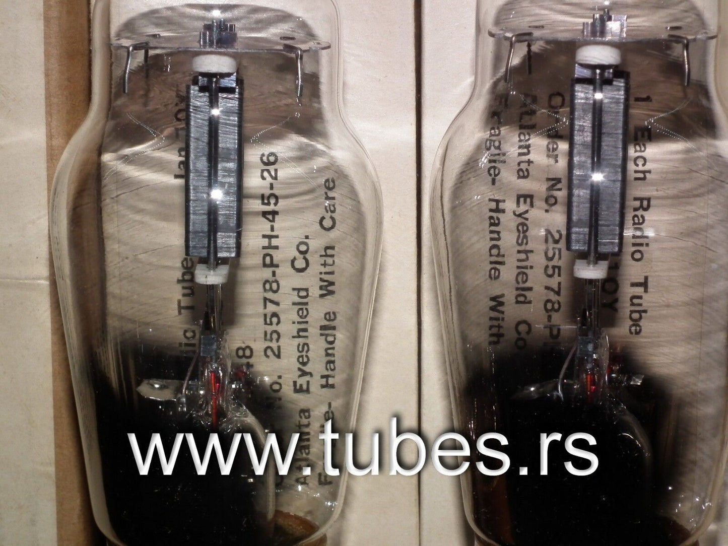 One (1 pcs) 10Y Sylvania VT-25 NOS NIB JAN Boxes 10 VT25