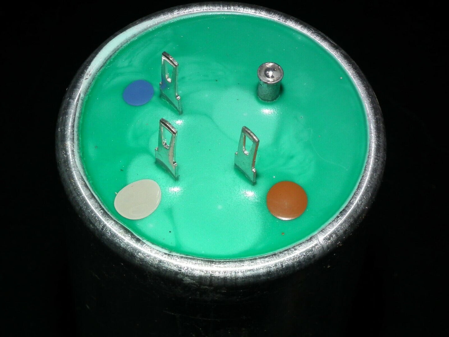 One vintage NOS COGECO capacitor 5,6uF + 1,2uF 380V Made back in 1979 in France