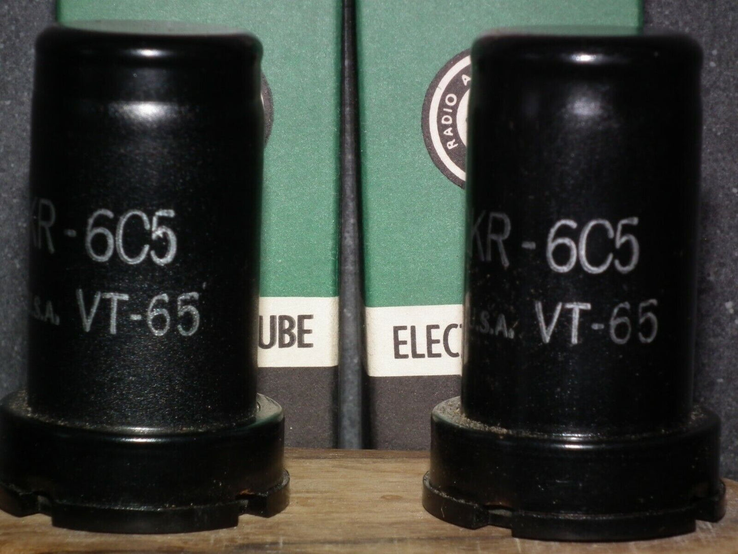 Matched Pair Ken-Rad 6C5 NOS NIB - Audio Triode