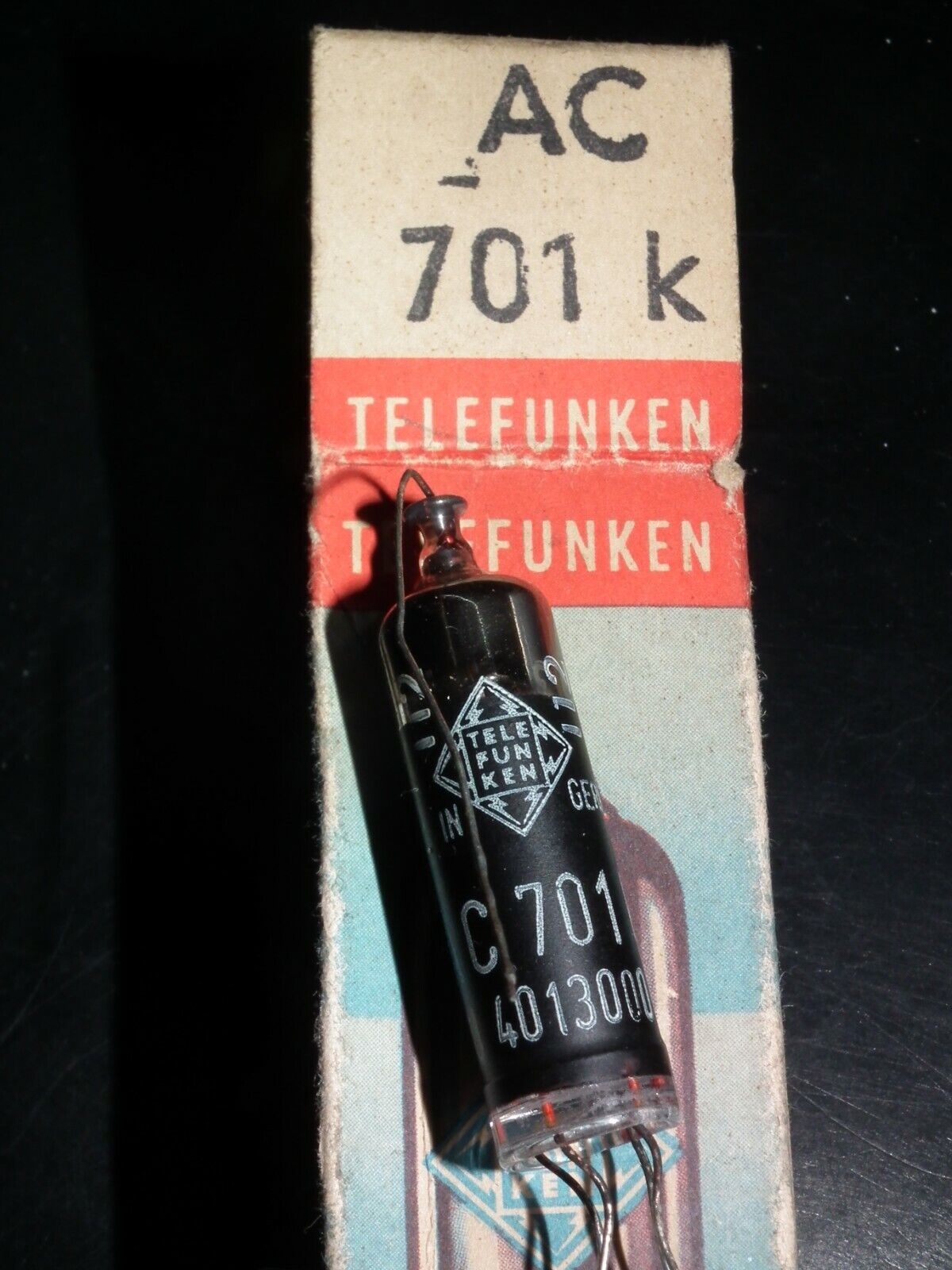 AC701K Telefunken NOS NIB Microphone Triode RARE K Version RED DOT for Neumann