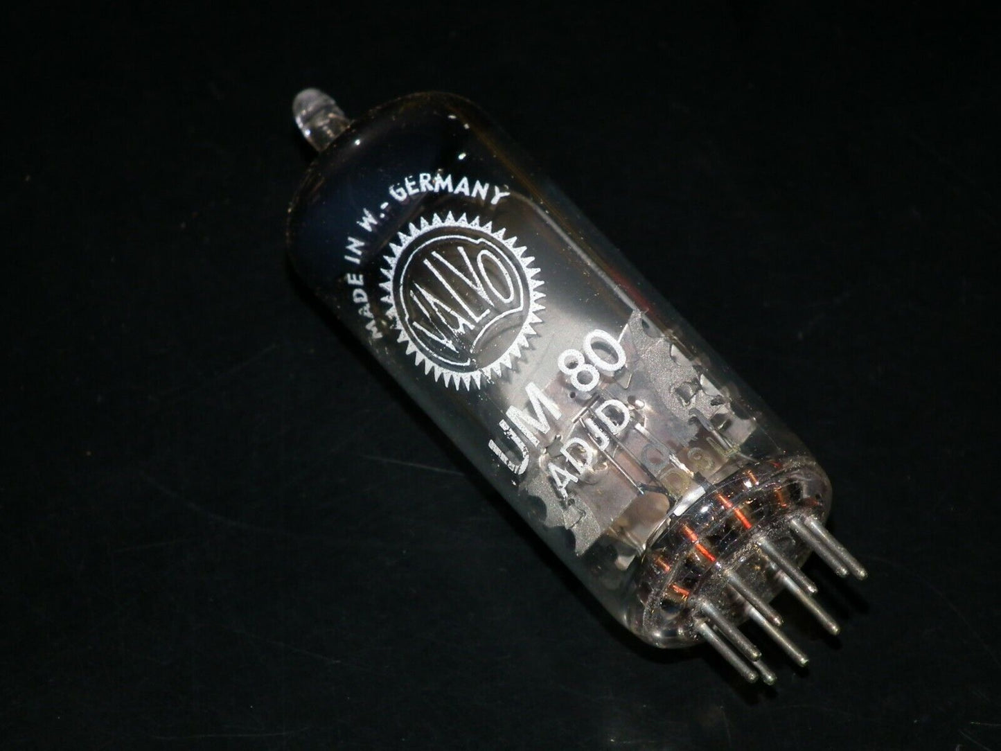 UM80 Valvo Tuning eye tube NOS NIB RARE Square Getter