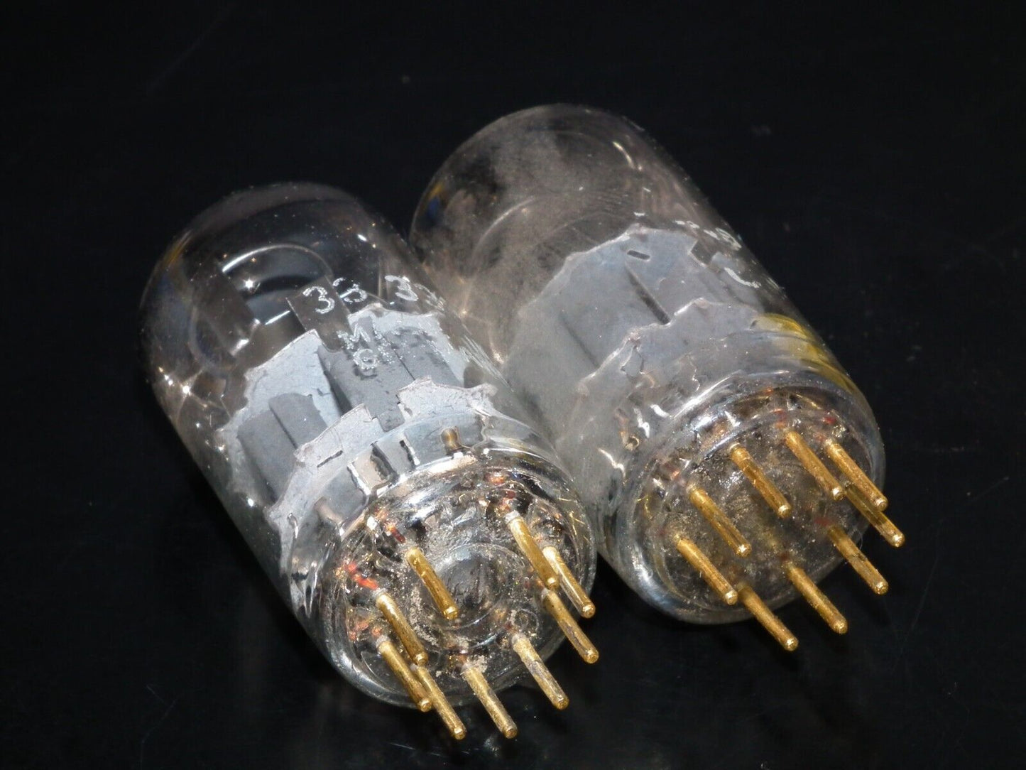 Platinum Matched Pair Siemens E88CC Used Tested NOS GRAY SHIELD A01 MP3