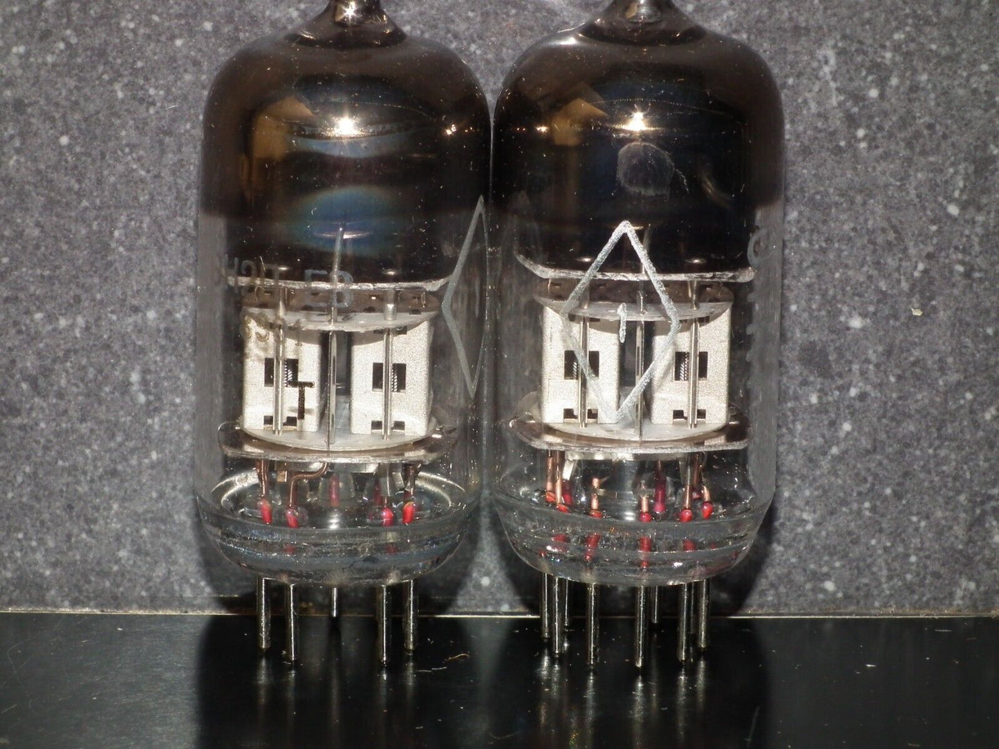 Platinum Matched pair 6N2P-EV Voskhod Rocket Kaluga NOS 1989 ~ ECC83 12AX7