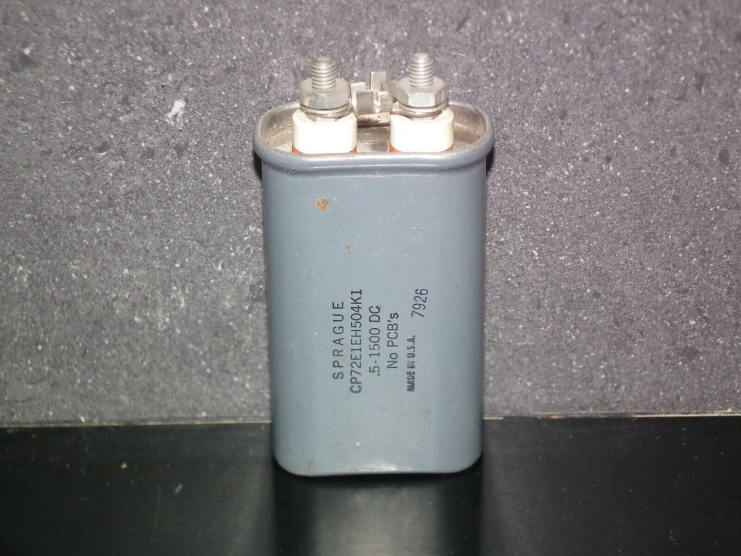 NOS PIO Capacitor 0.5mfd 1500V Sprague made in 70s in the USA