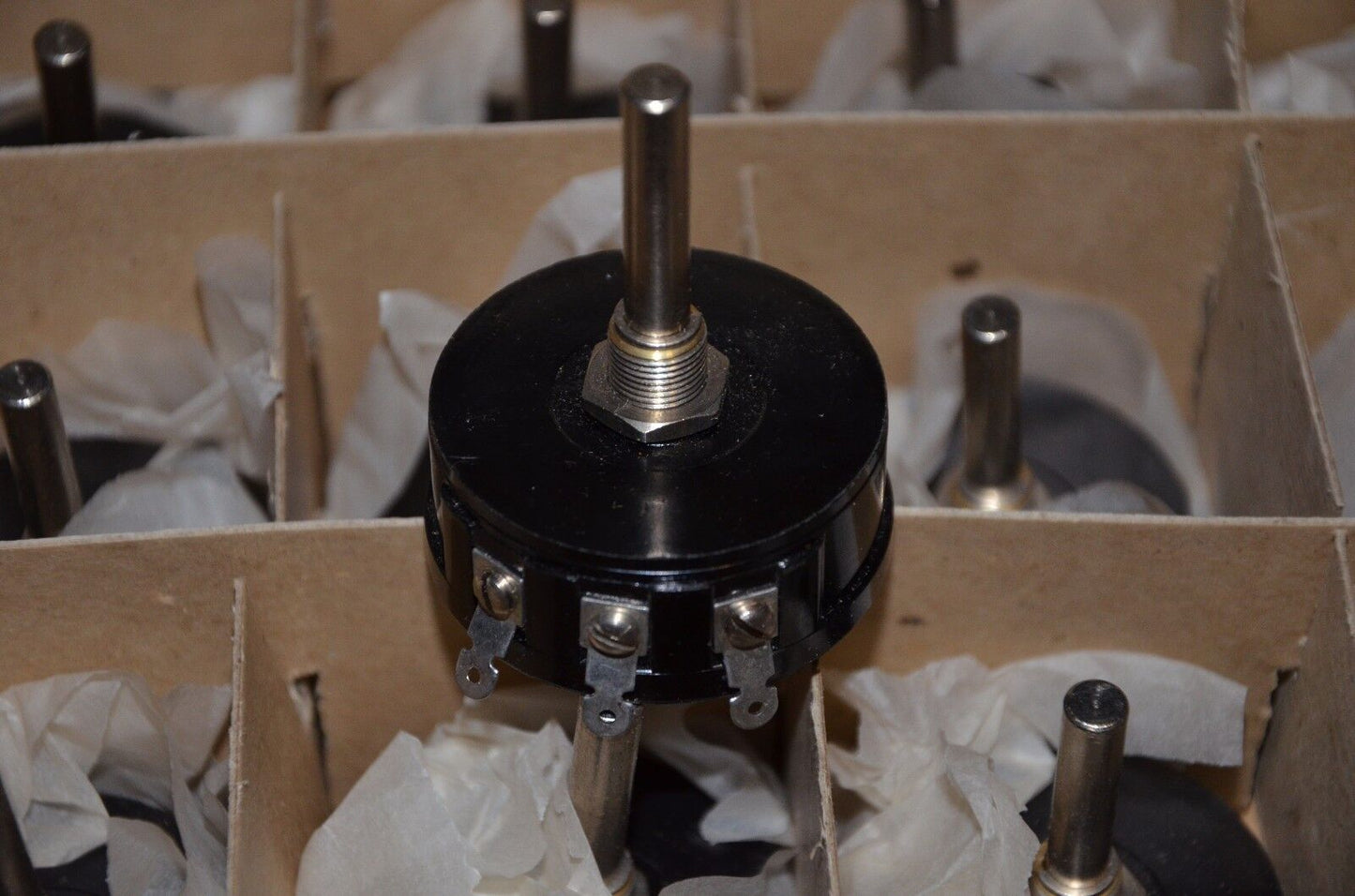 Two (2) NOS Colvern vintage wire wound potentiometers 100 Ohm 5W CLR.5001/22