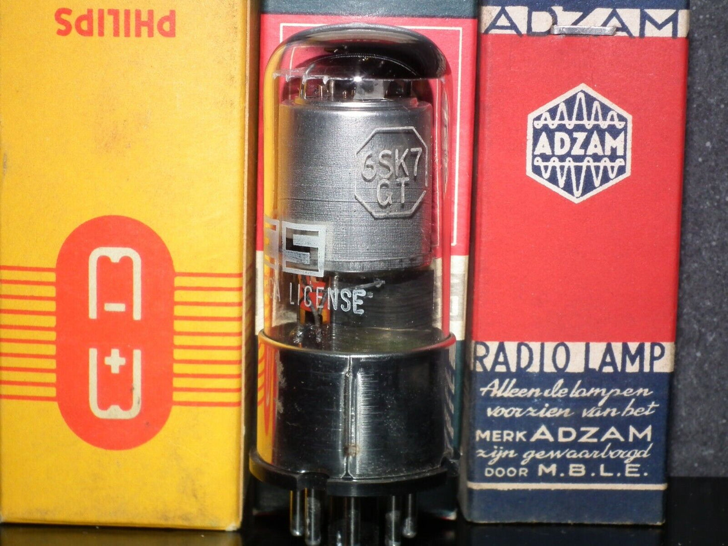 6SK7GT NOS NIB Philips Adzam Purotron ATES Standard