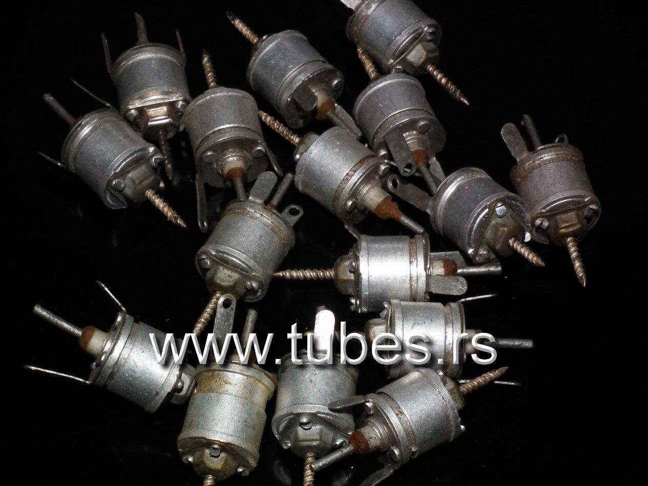 Two variable capacitors Philips type for old tube radio receivers MW SW LW