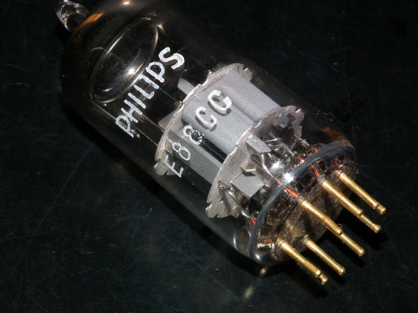 E88CC Philips 6922 USED Tested 70% of NOS Dual Stage Getter, Gold pins