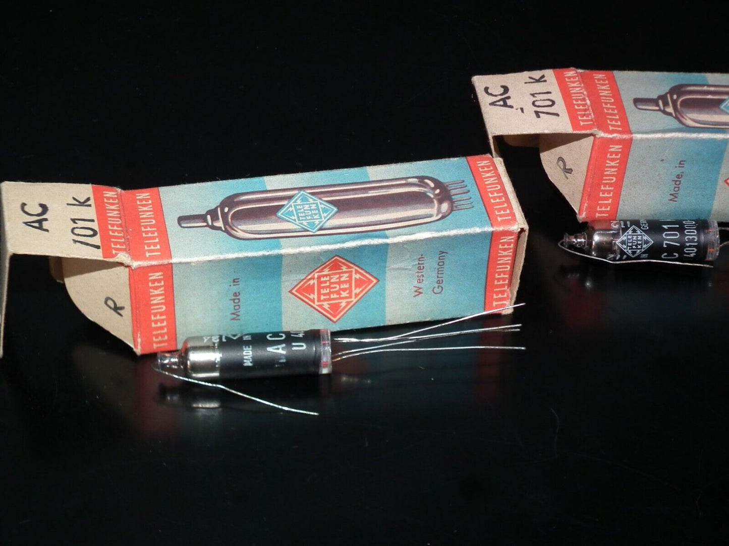 AC701K Telefunken NOS NIB Microphone Triode RARE K Version RED DOT for Neumann