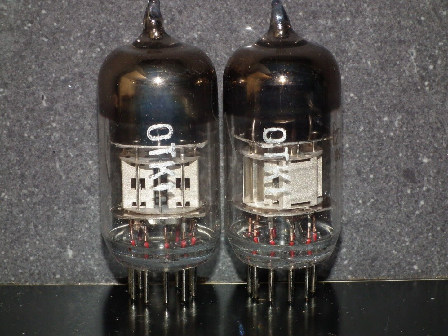 Platinum Matched pair 6N2P-EV Voskhod Rocket Kaluga NOS 1989 ~ ECC83 12AX7