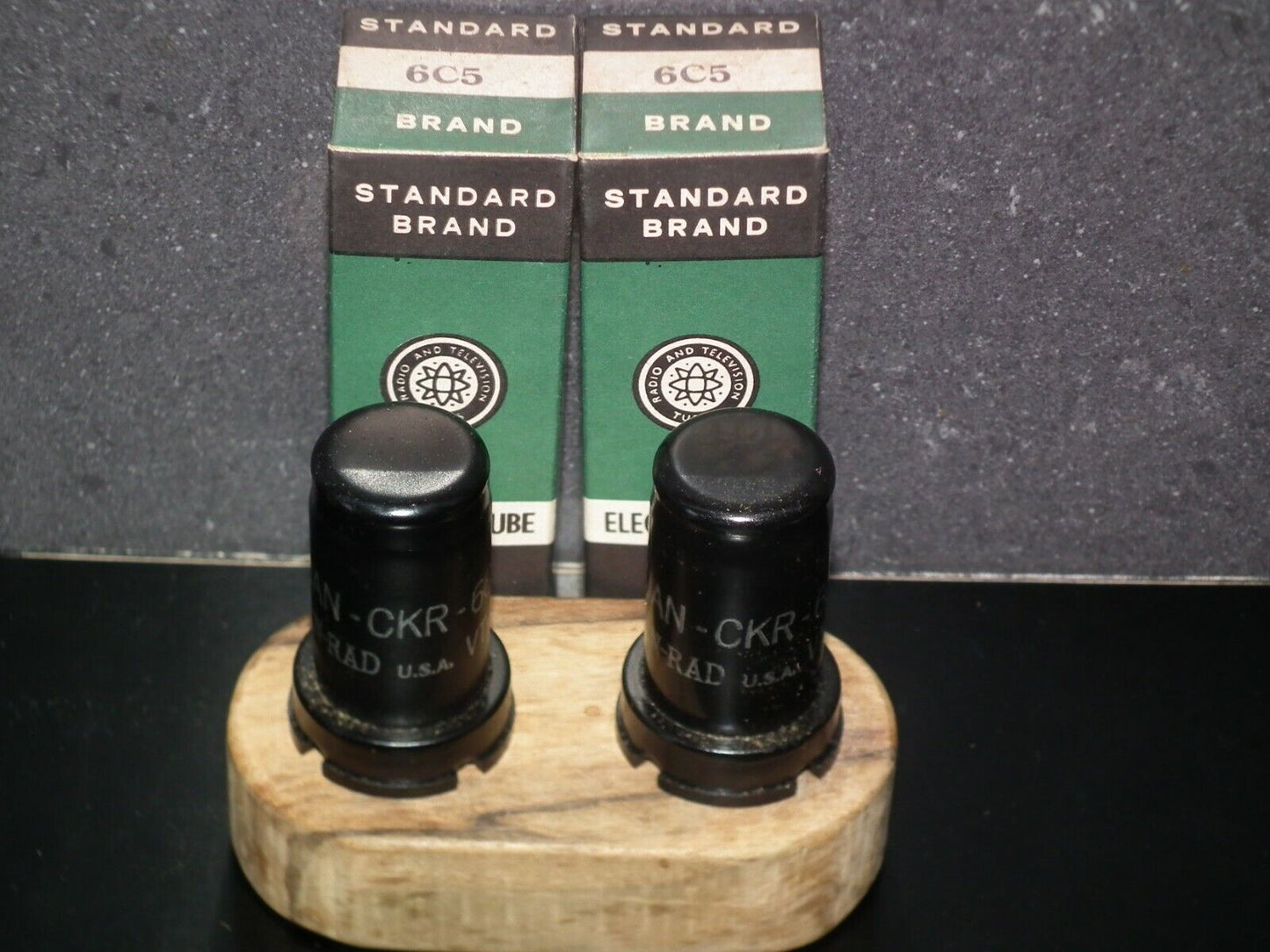 Matched Pair Ken-Rad 6C5 NOS NIB - Audio Triode