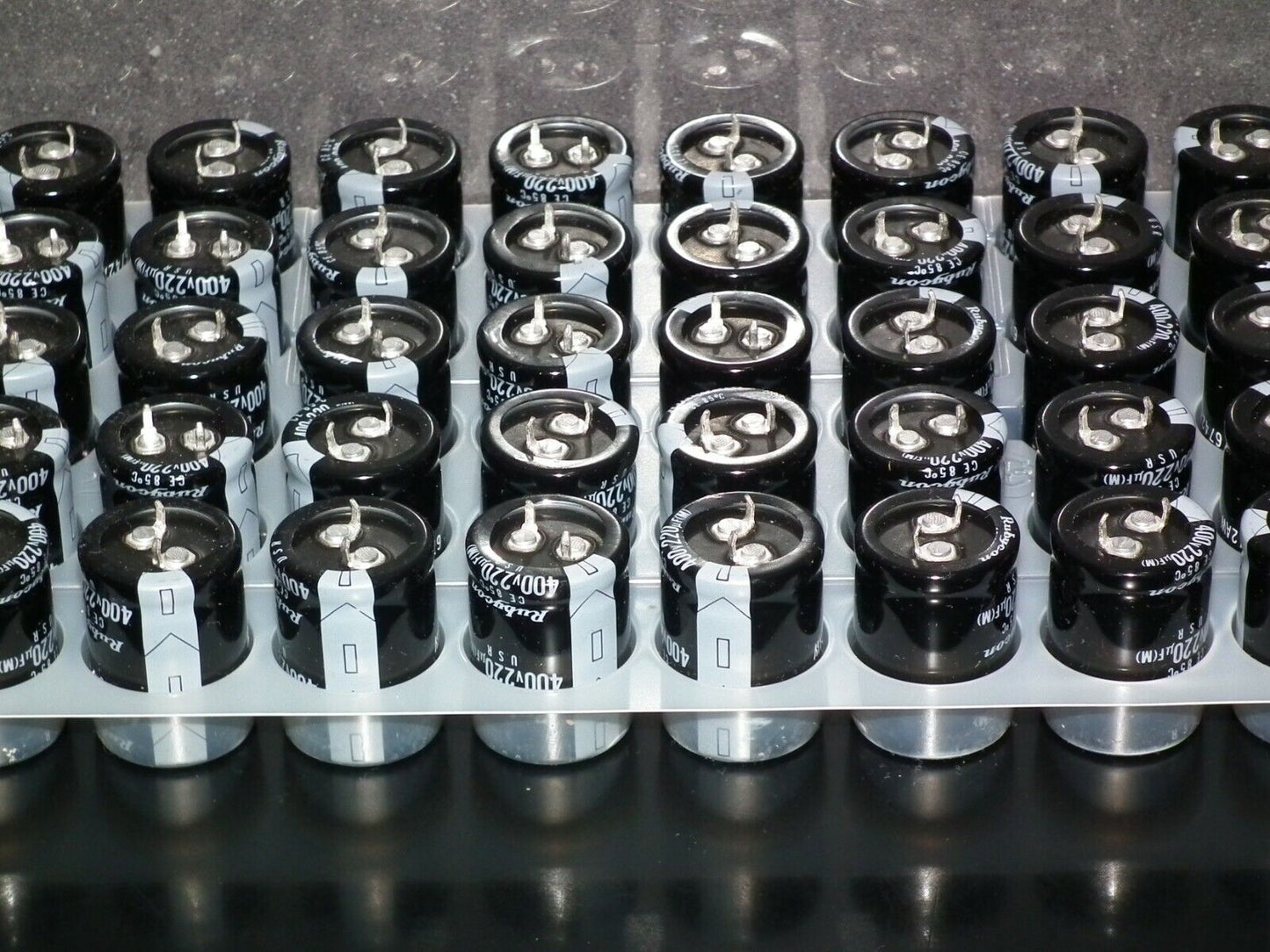 Rubycon JAPAN two electrolytic capacitors 220uF 400V 220u 220mfd USR Audio Grade