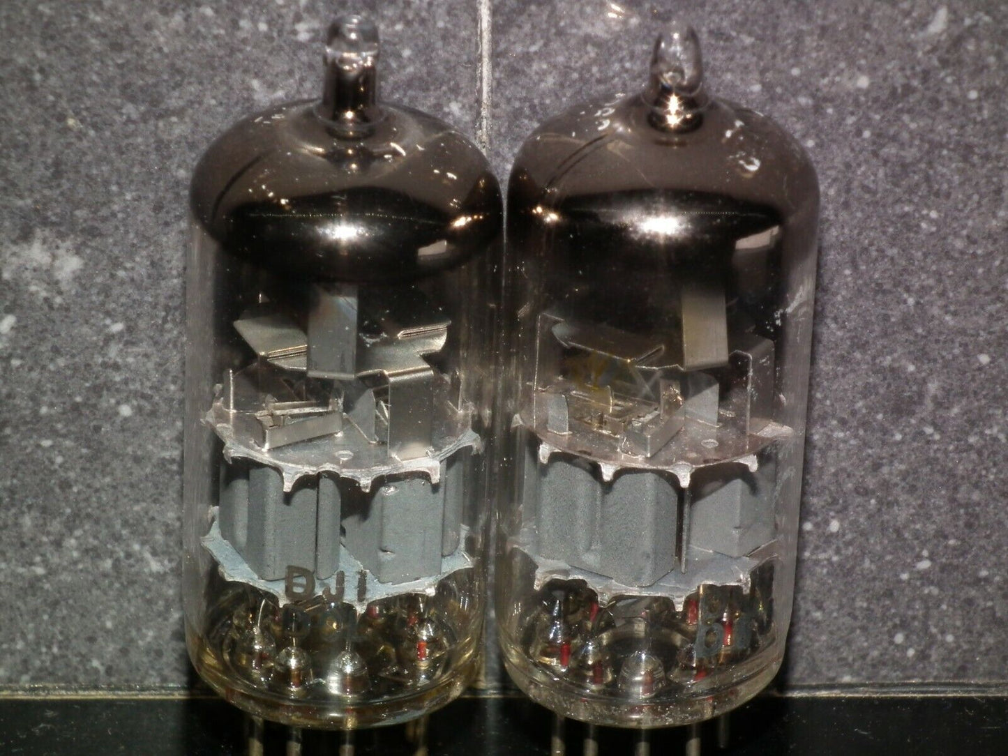 Matched pair PCC88 Valvo Hamburg Gray Shield DUAL STAGE GETTER Used tested 50%