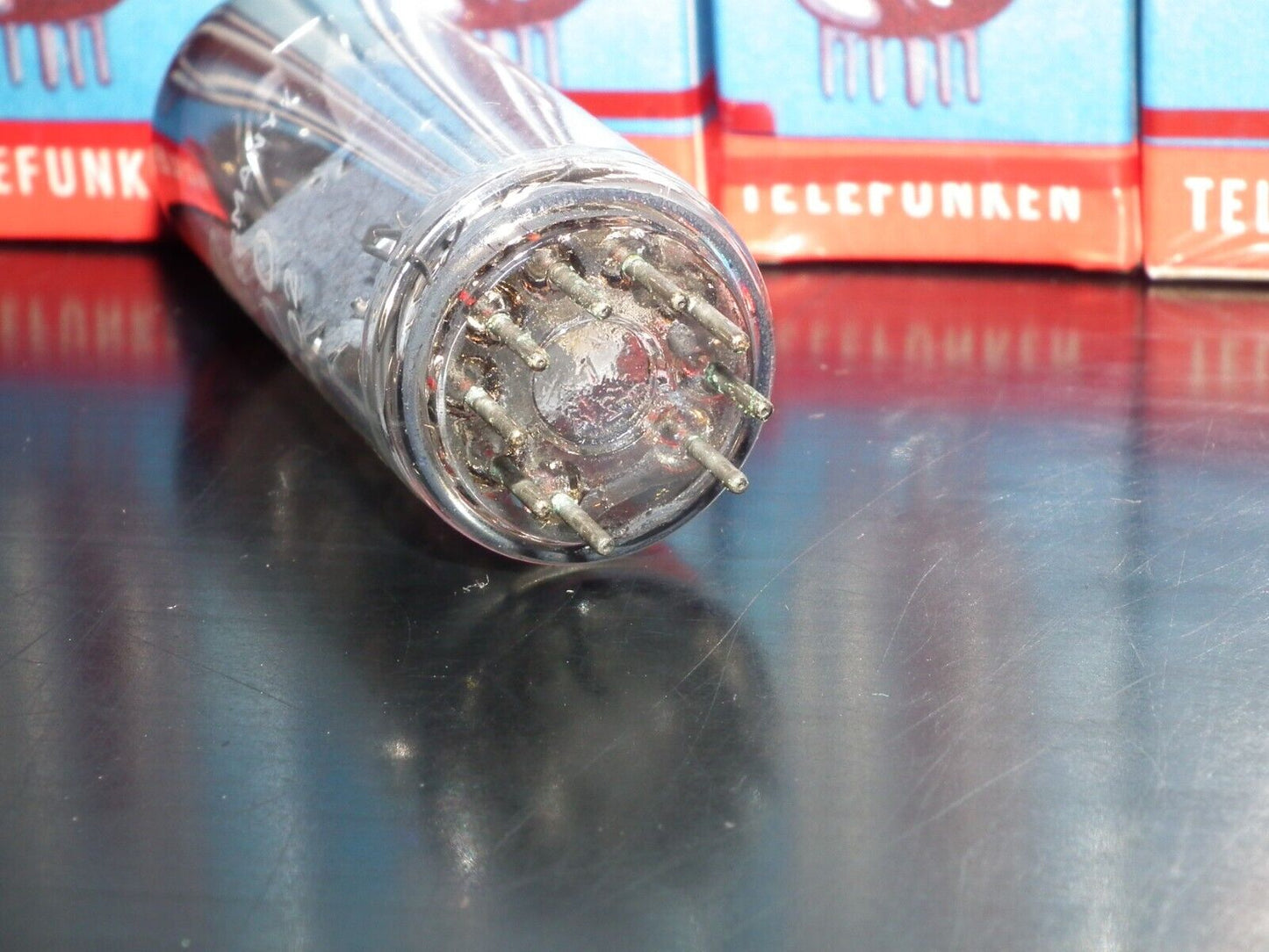 One(1 pcs) Telefunken EM800 NOS NIB Tuning Indicator Tube Magic Eye Diamond BTTM