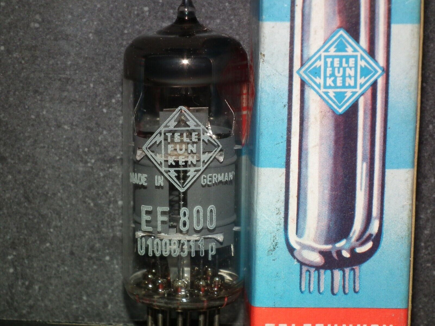 EF800 Telefunken NOS NIB Low Noise Diamond Bottom MIKTEK CV4 MK9 microphone