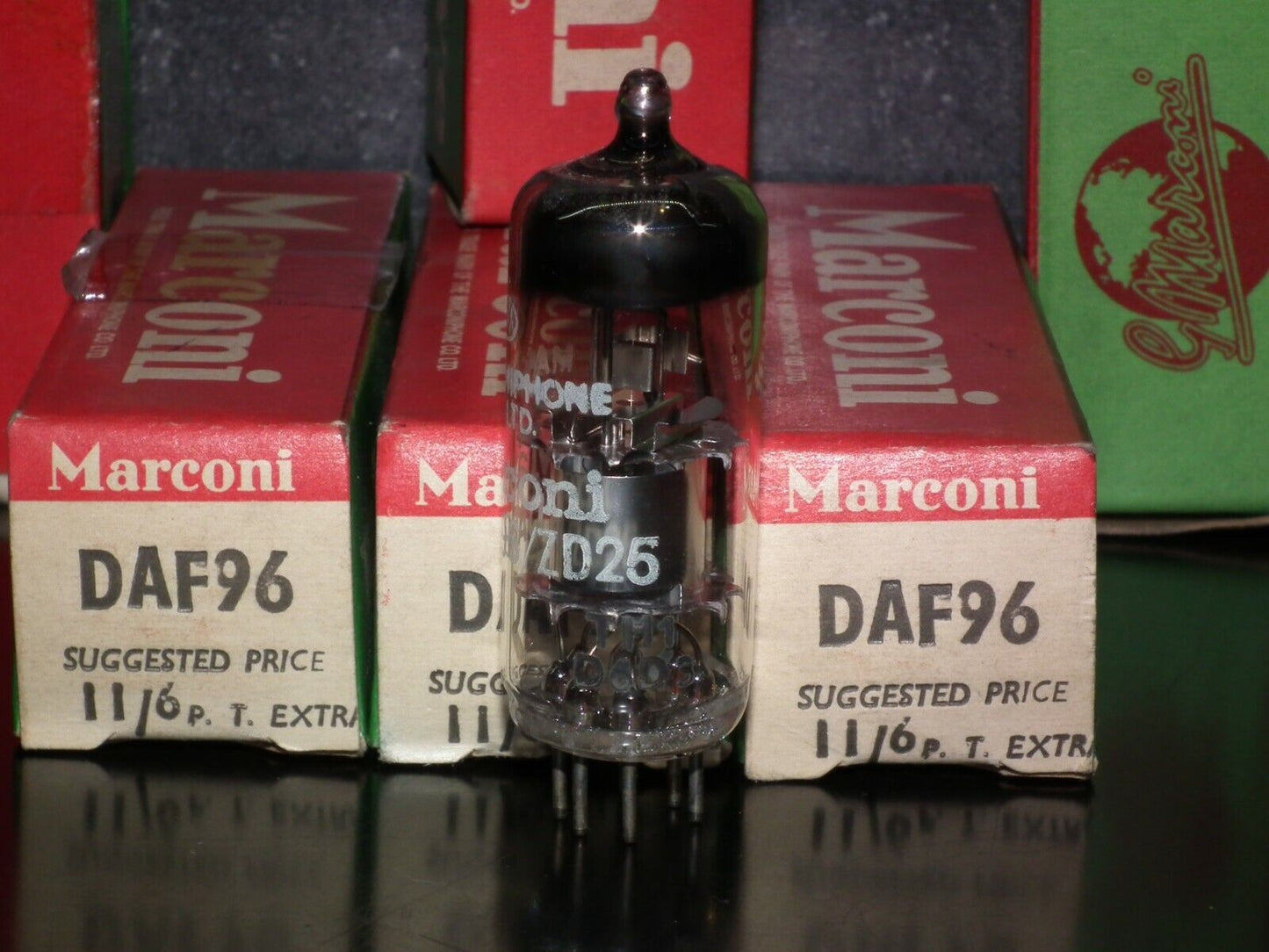 DAF96 BVA Marconi 1AH5 Radio Receiver Tube NOS NIB Old tube radio