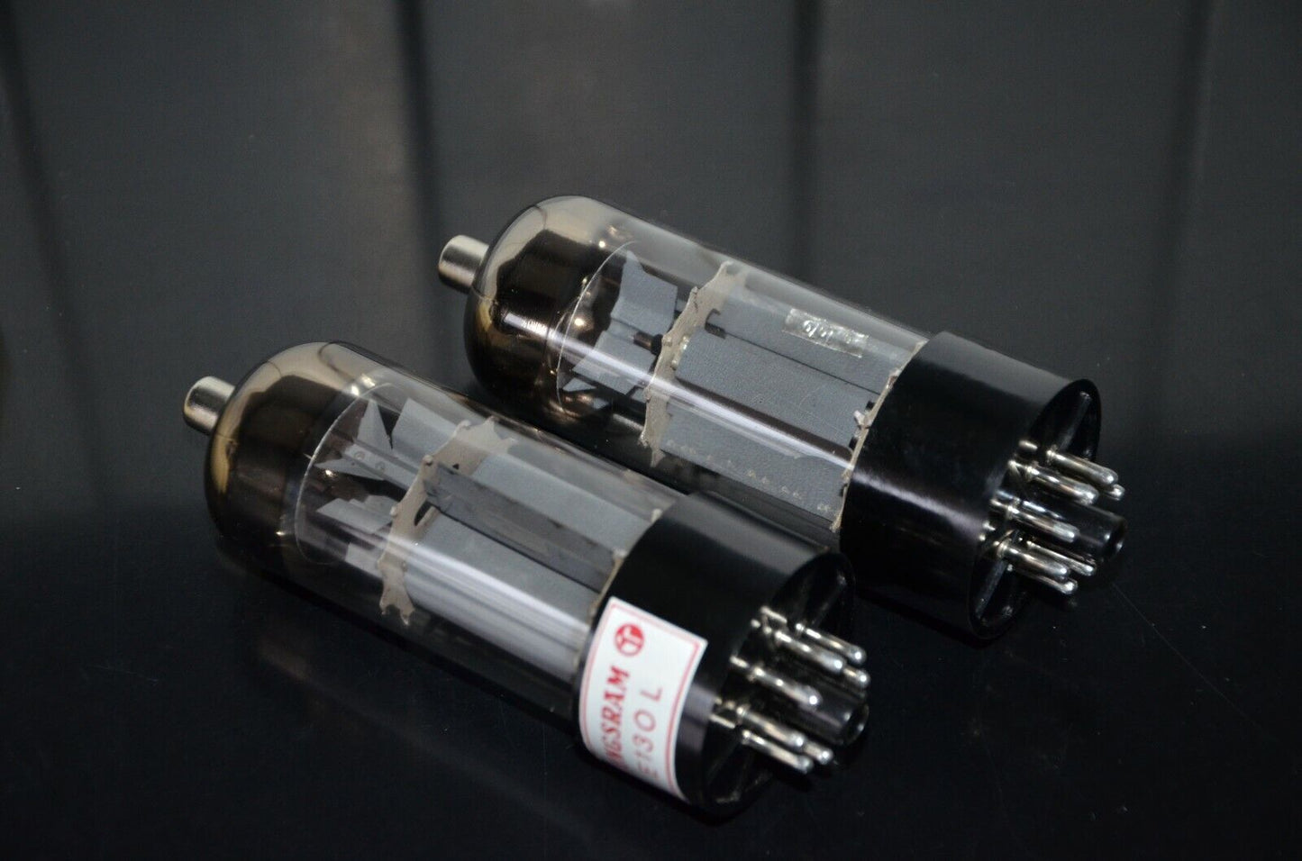 Platinum Matched Pair Tungsram E130L NOS in original boxes (7534)