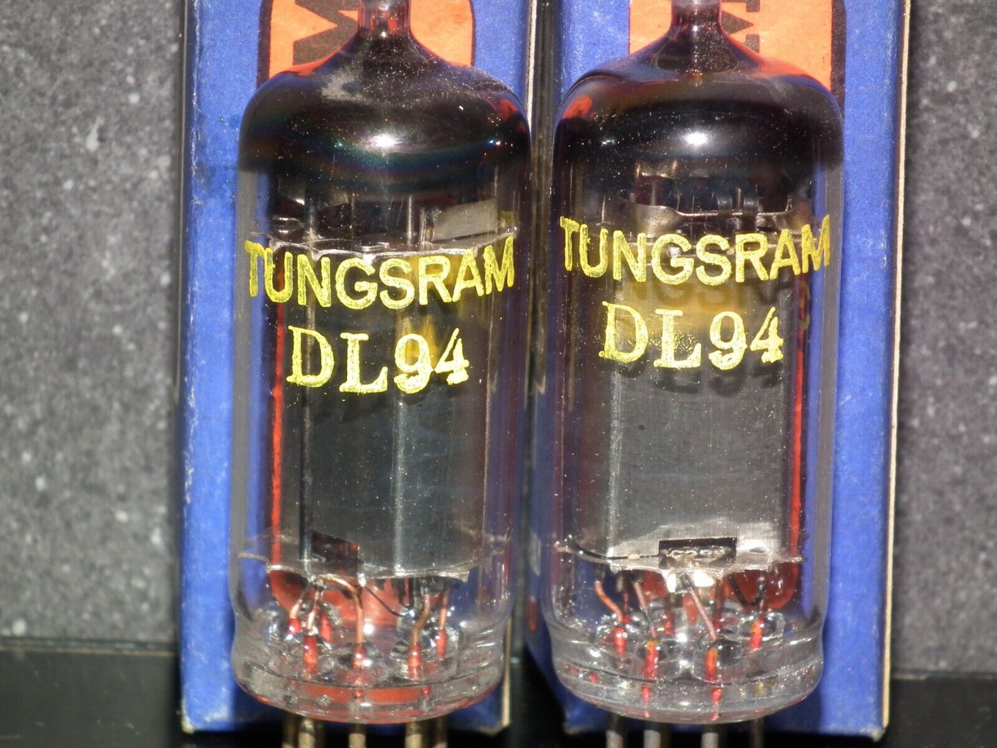 DL94 Tungsram 3V4 NOS Platinum matched pair rare old type