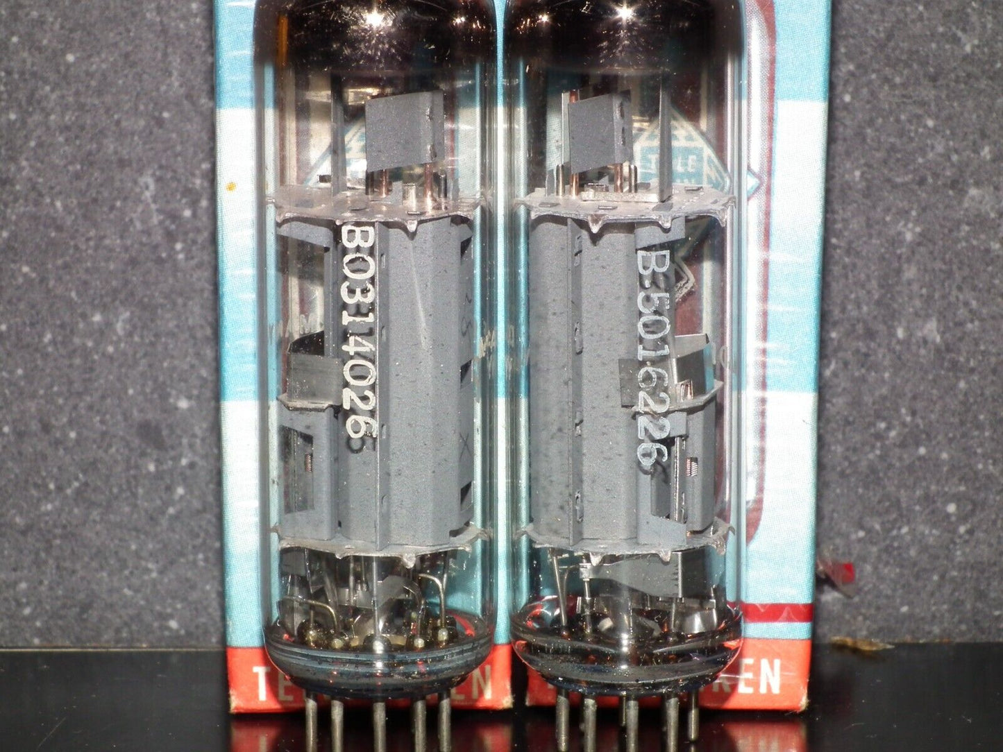 Platinum Matched Pair PCL86 14GW8 Telefun NOS NIB Berlin tube plant Diamond bttm