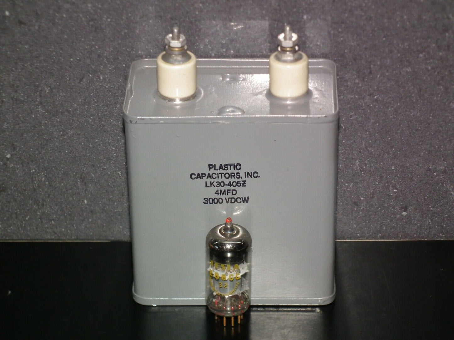 Genuine Plastic PIO Capacitor 4mfd 3000V NOS One pcs (1 capacitor) 4u 3000 VDCW