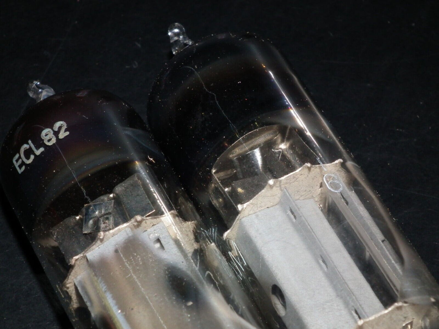 Platinum Matched Pair ECL82 Tungsram 6BM8 NOS Foil Getter