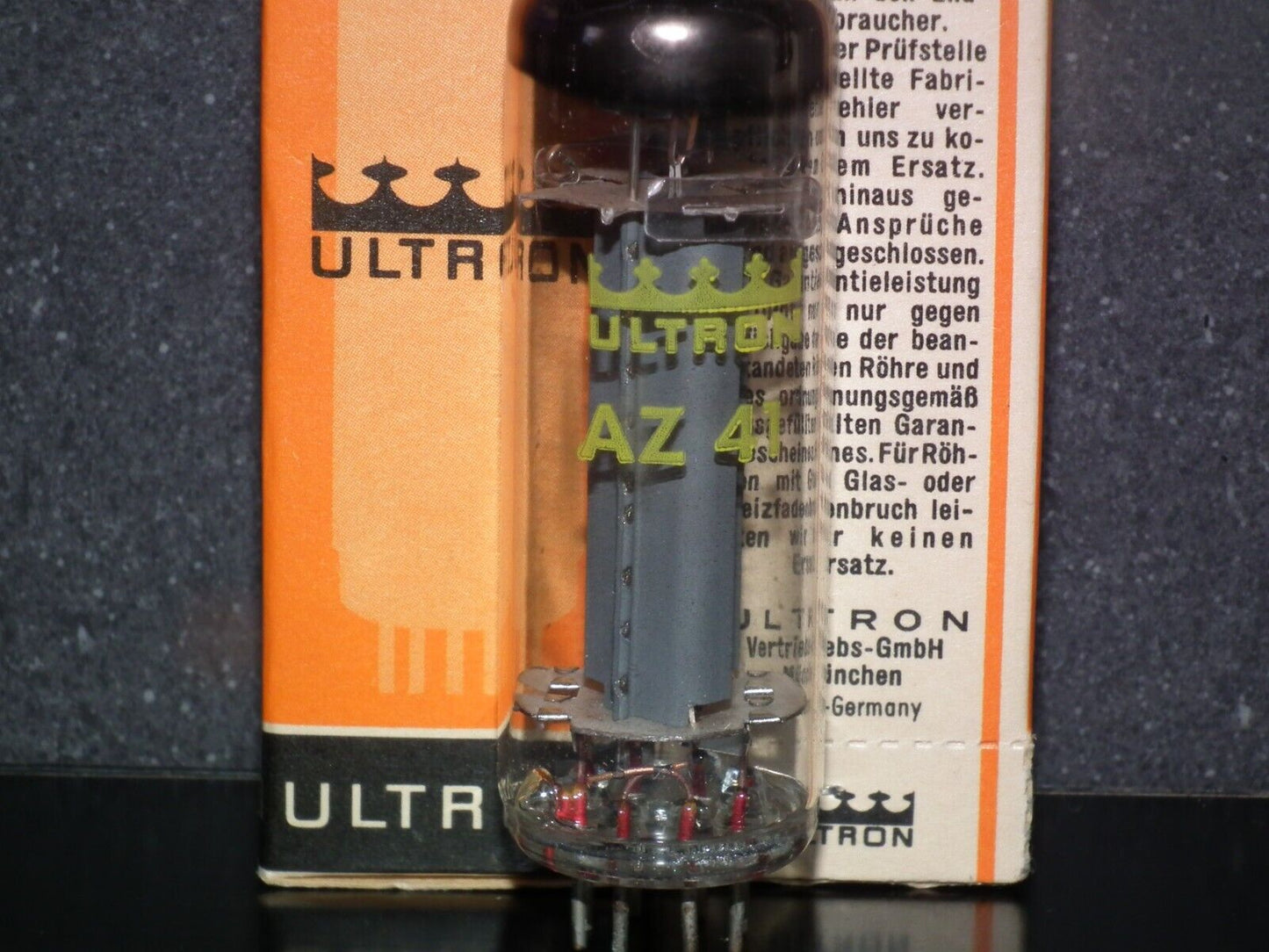 AZ41 Tungsram Ultron RARE Foil Getter NOS NIB