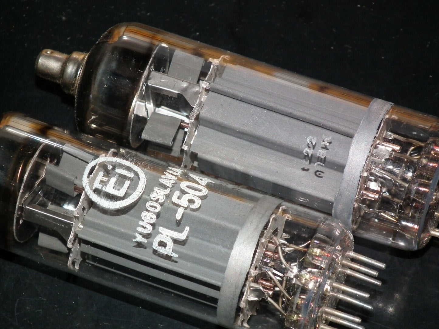 Matched Pair PL504 EI Philips NOS NIB - Yugoslavia from 80s