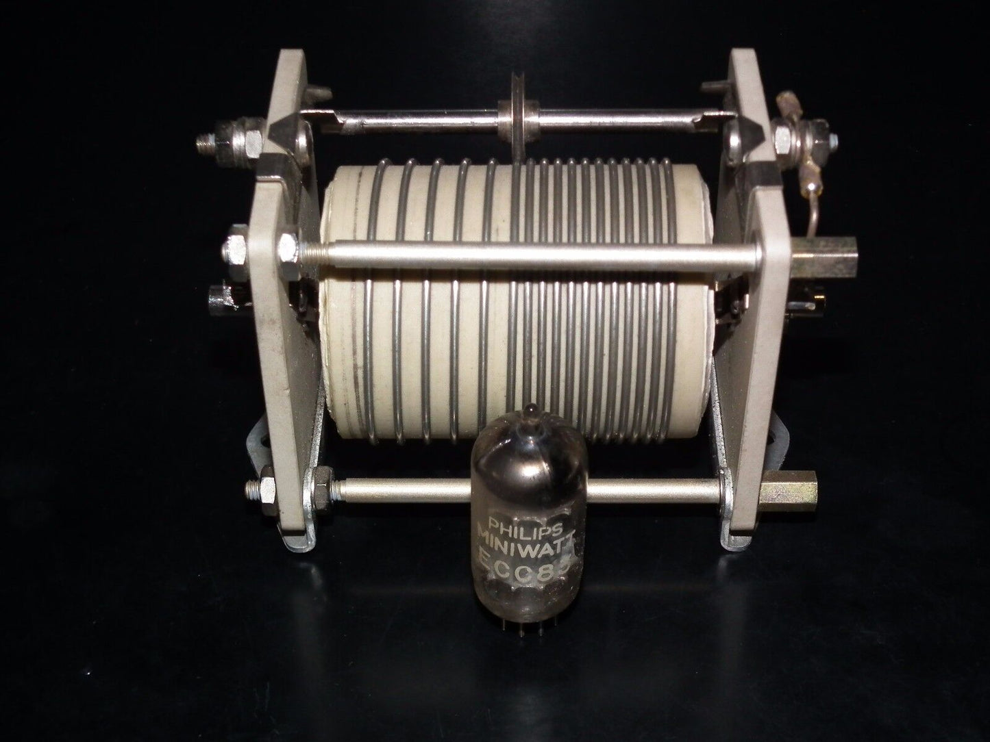 Variable Roller Inductor Coil - JOHNSON 10uH - LINEAR AMPLIFIERS ANTENNA TUNERS