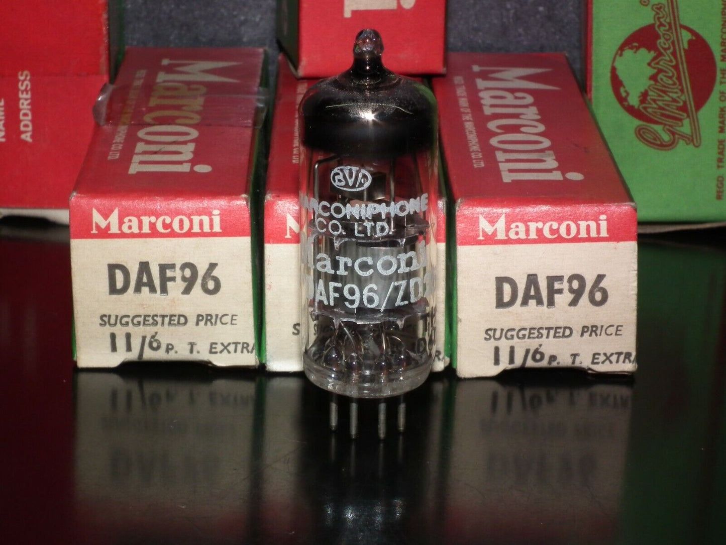 DAF96 BVA Marconi 1AH5 Radio Receiver Tube NOS NIB Old tube radio