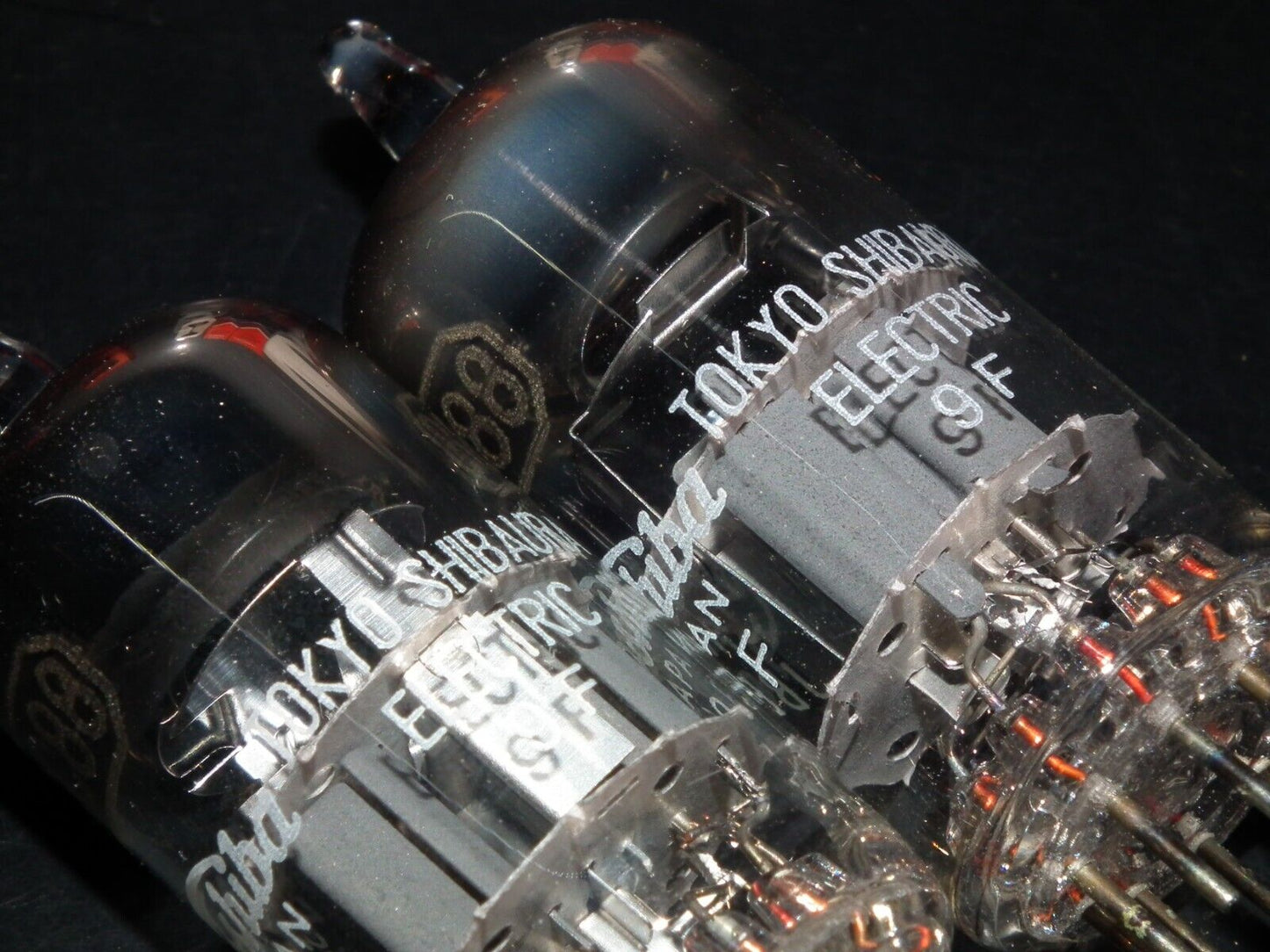 PCC88 Toshiba 7DJ8 Matched Pair ECC88 E88CC CCa Sub Made in Japan