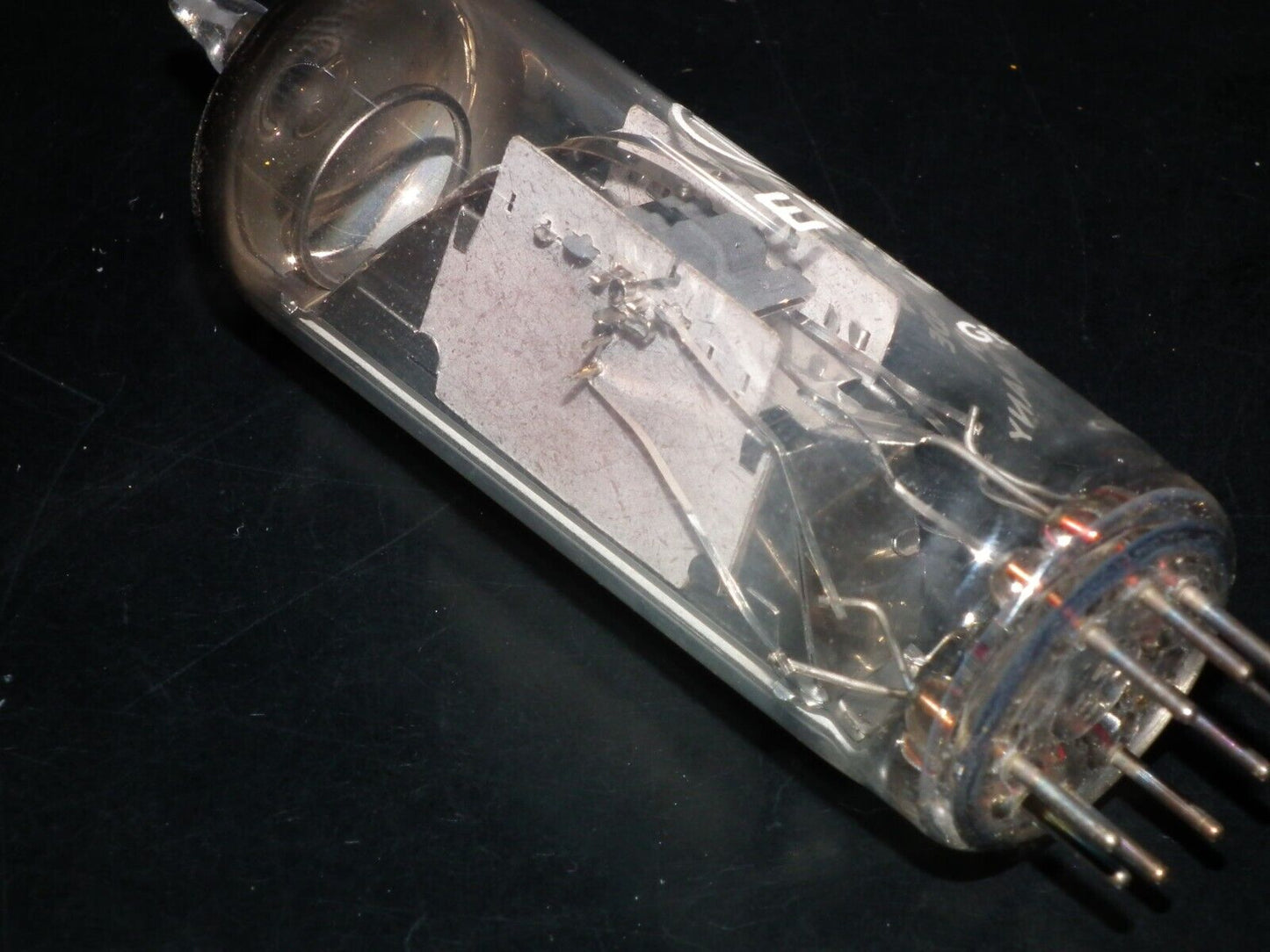 EM80 Lorenz Rare D Getter late 50s tuning eye tube Indicator NOS NIB