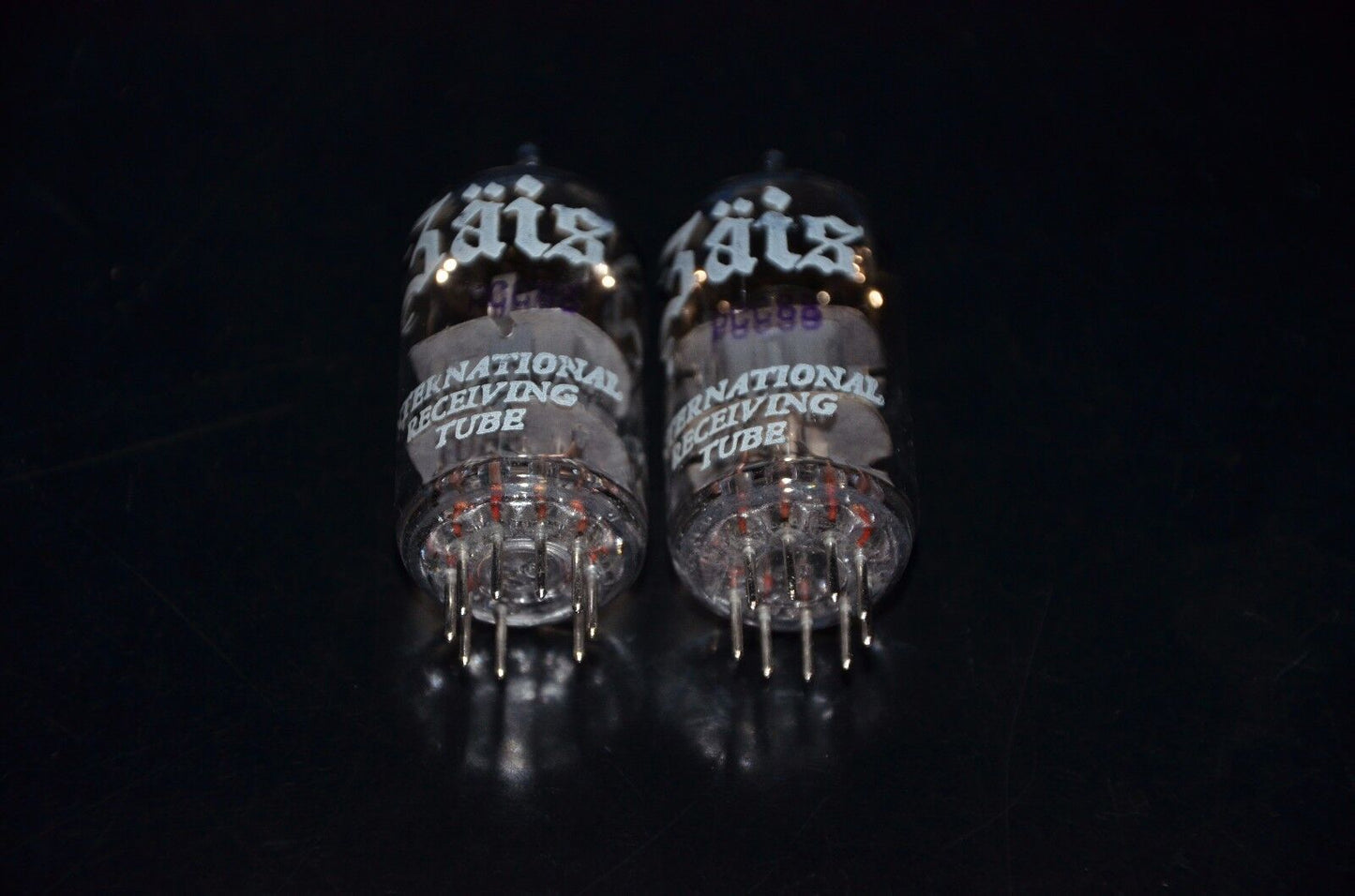 PCC88 7DJ8 ZAIS NOS Matched Pair gray shield cup getter ECC88 6DJ8 Reflektor