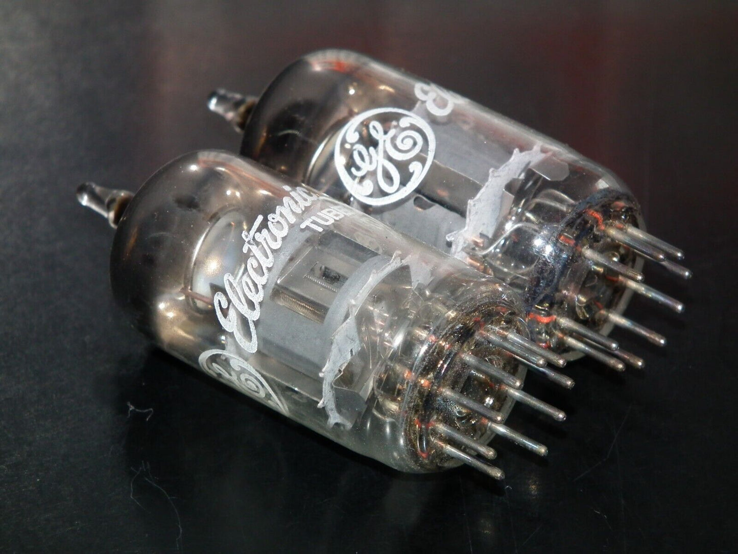 Platinum matched pair 6678 General Electric 6U8A NOS NIB 6GH8A ECF82 6EA8
