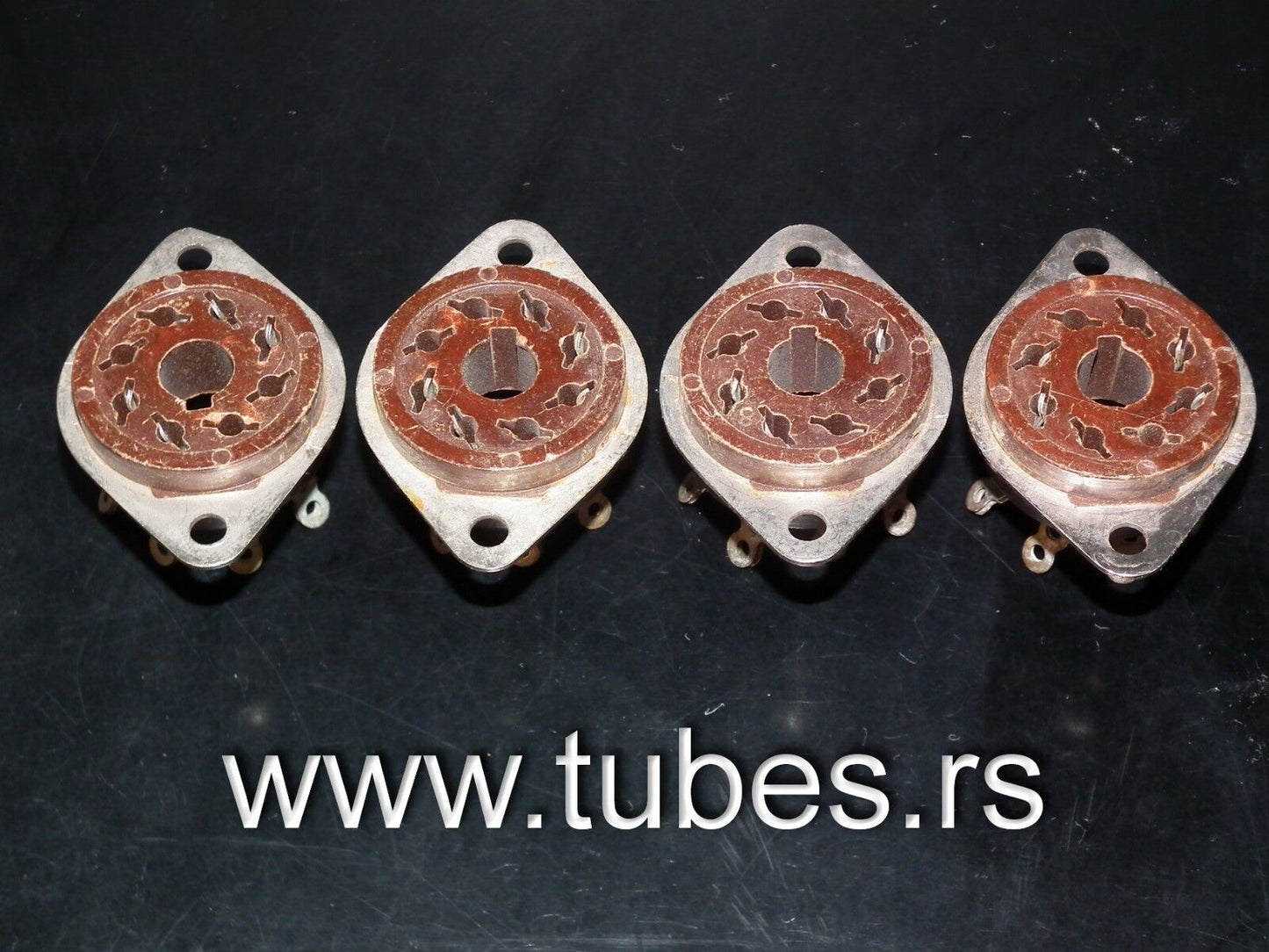 One VINTAGE NOS Octal Vacuum Tube Bakelite Socket EL34 GZ34 6SN7 West Germany 60
