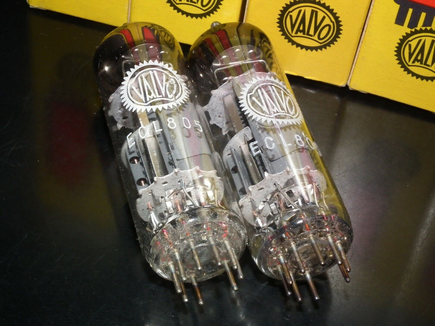 ECL805 Valvo Platinum Matched Pair NOS NIB (ECL85 sub)