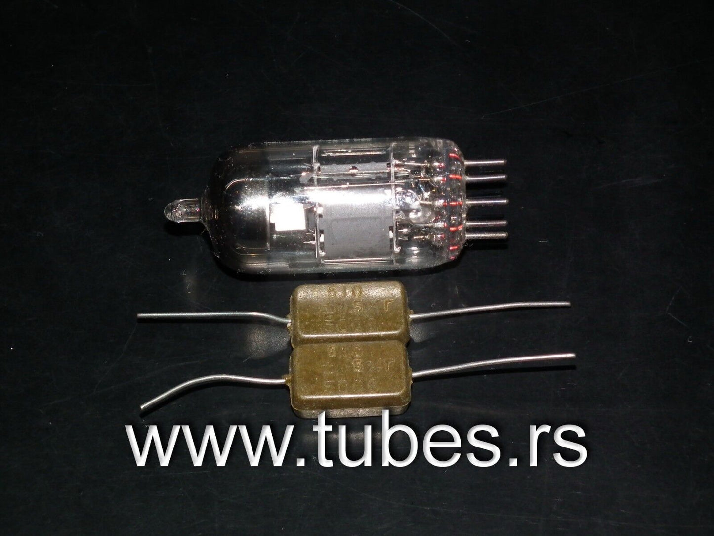 Two Silver Mica Capacitors KSO2 510pF 500V Soviet Audio Grade Caps