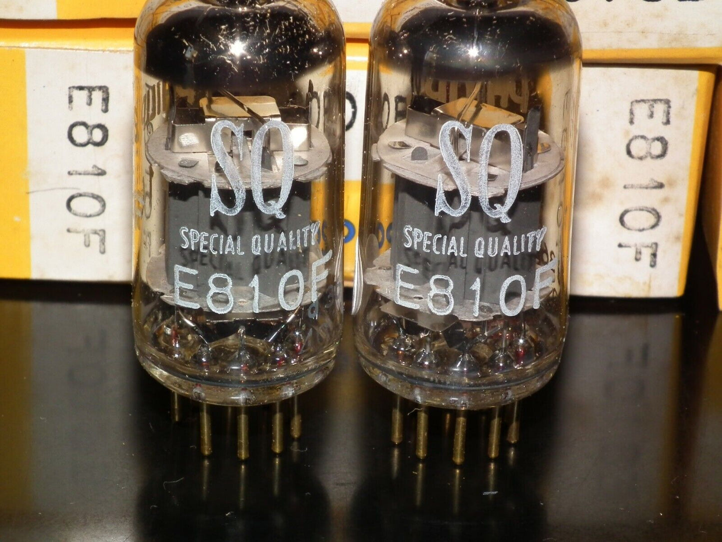 Matched Pair Philips E810F 7788 NOS NIB Gold pin Heerlen Holland 60s Low Noise