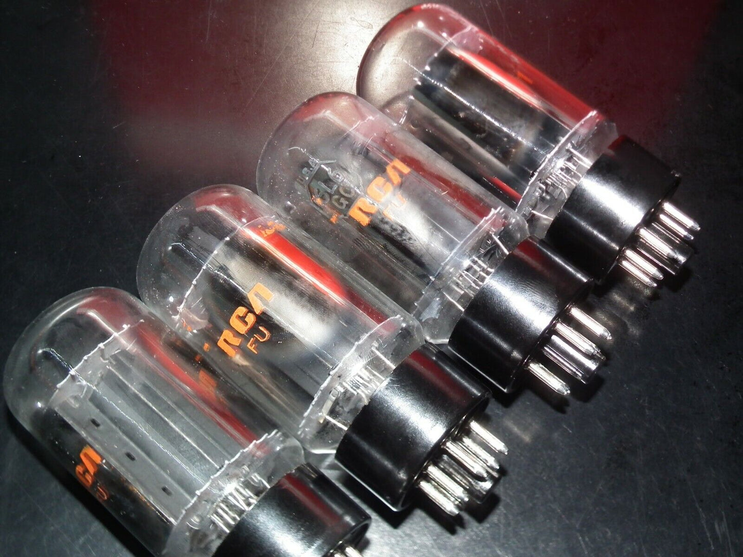 6L6GC RCA Platinum Matched Pair NOS NIB Holy Grail 6L6 Black Anodes