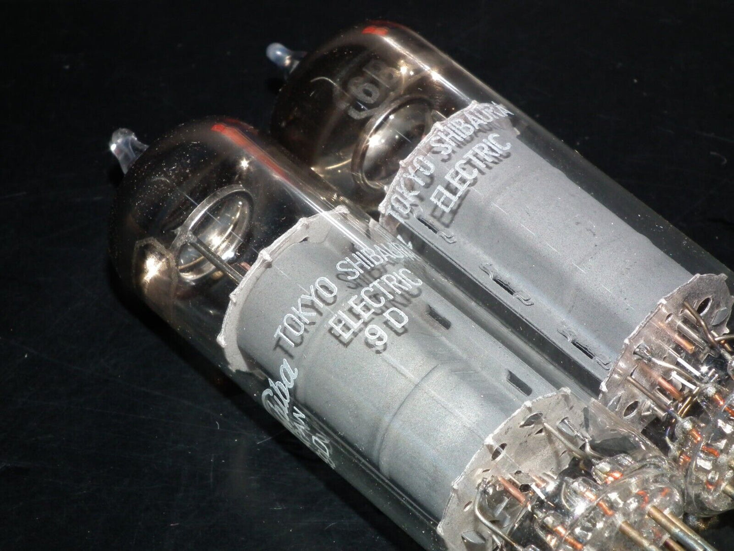 EL84 6BQ5 Toshiba Japan - NOS NIB - platinum matched pair