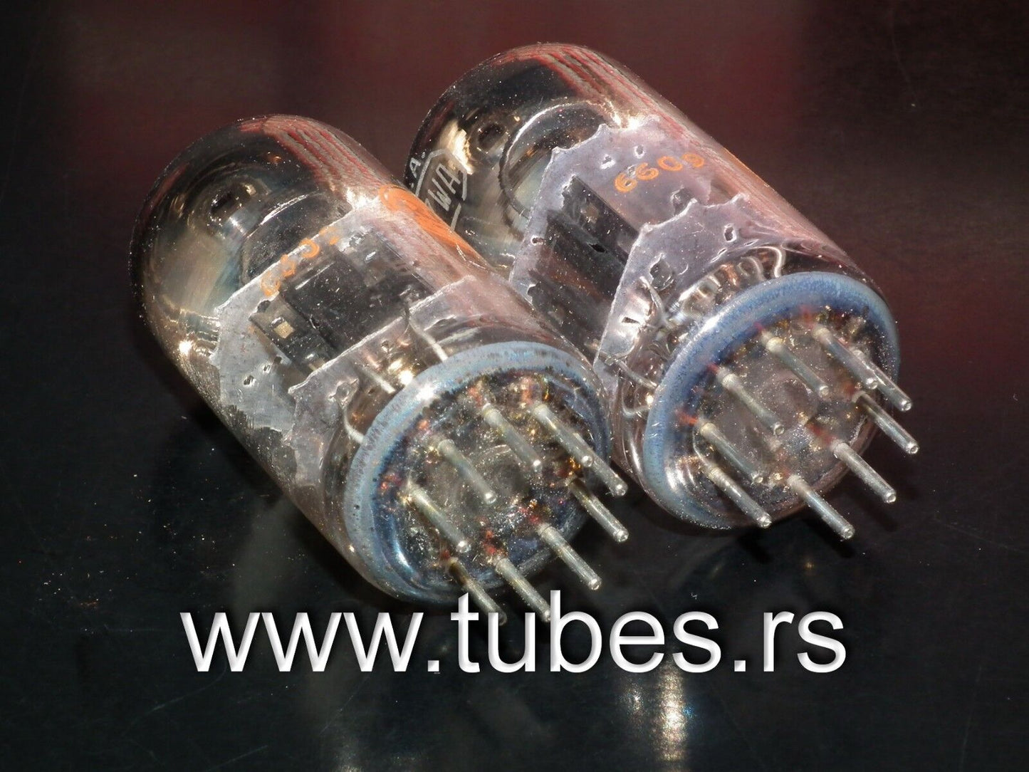 12AT7WA RCA Command Series NOS NIB platinum matched pair