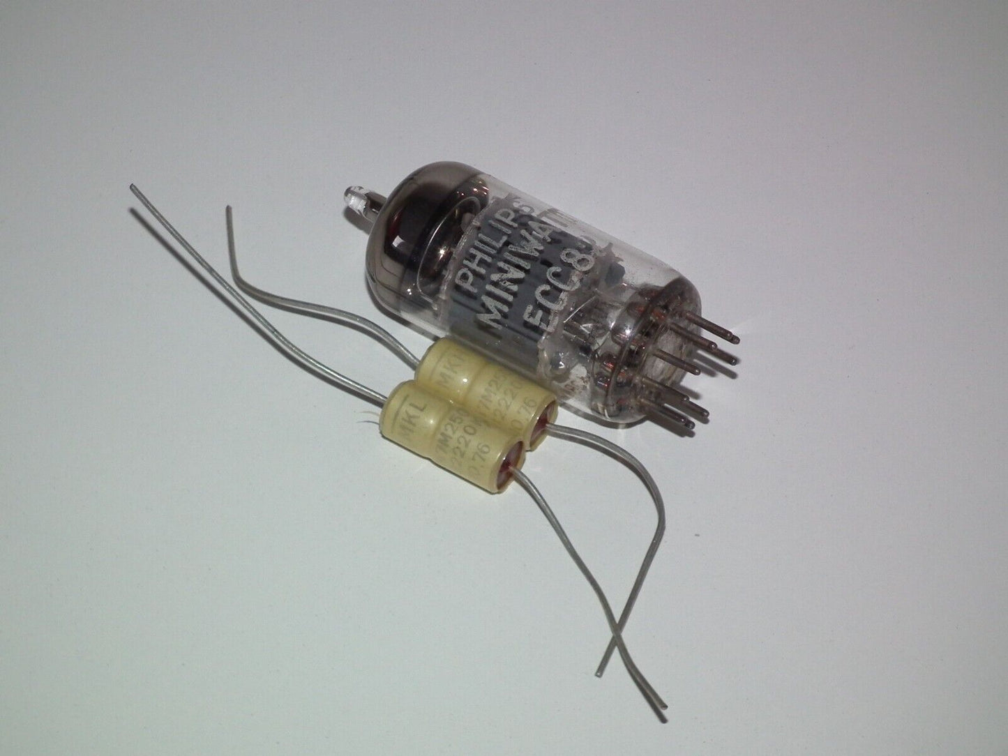 Two (2 pcs) Vintage NOS Capacitors Siemens MKL 0.047u 250V Klangfilm Audio 47nF