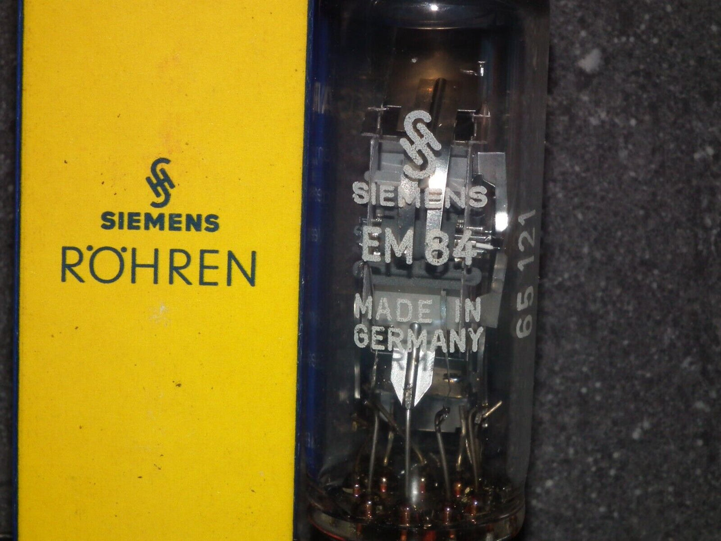 EM84 Siemens Magic Eye - Tuning Eye NOS NIB 6FG6 NOS NIB Old Type Early 60s