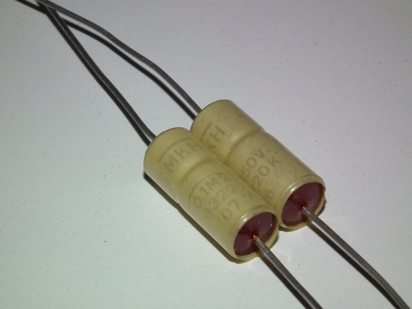 Two (2 pcs) Vintage NOS Capacitors Siemens MKH 0.1u 250V Klangfilm 100nF