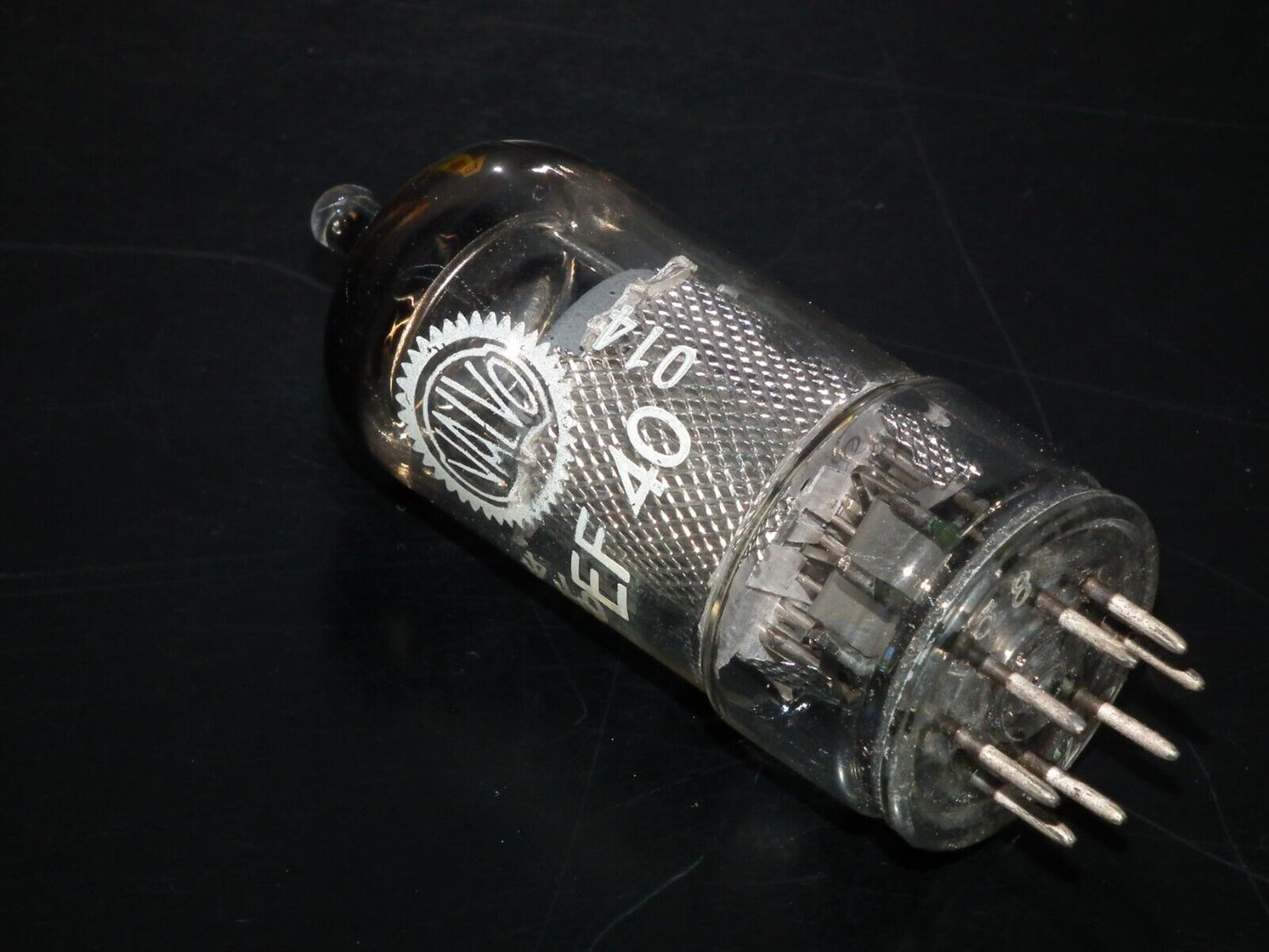 EF40 Valvo NOS NIB, mesh plate, RARE code on bottom