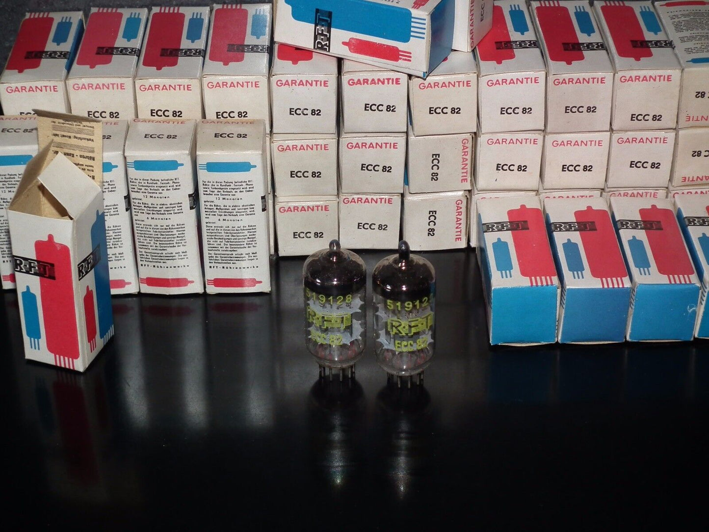 ECC82 12AU7 RFT Germany NOS NIB from 60s